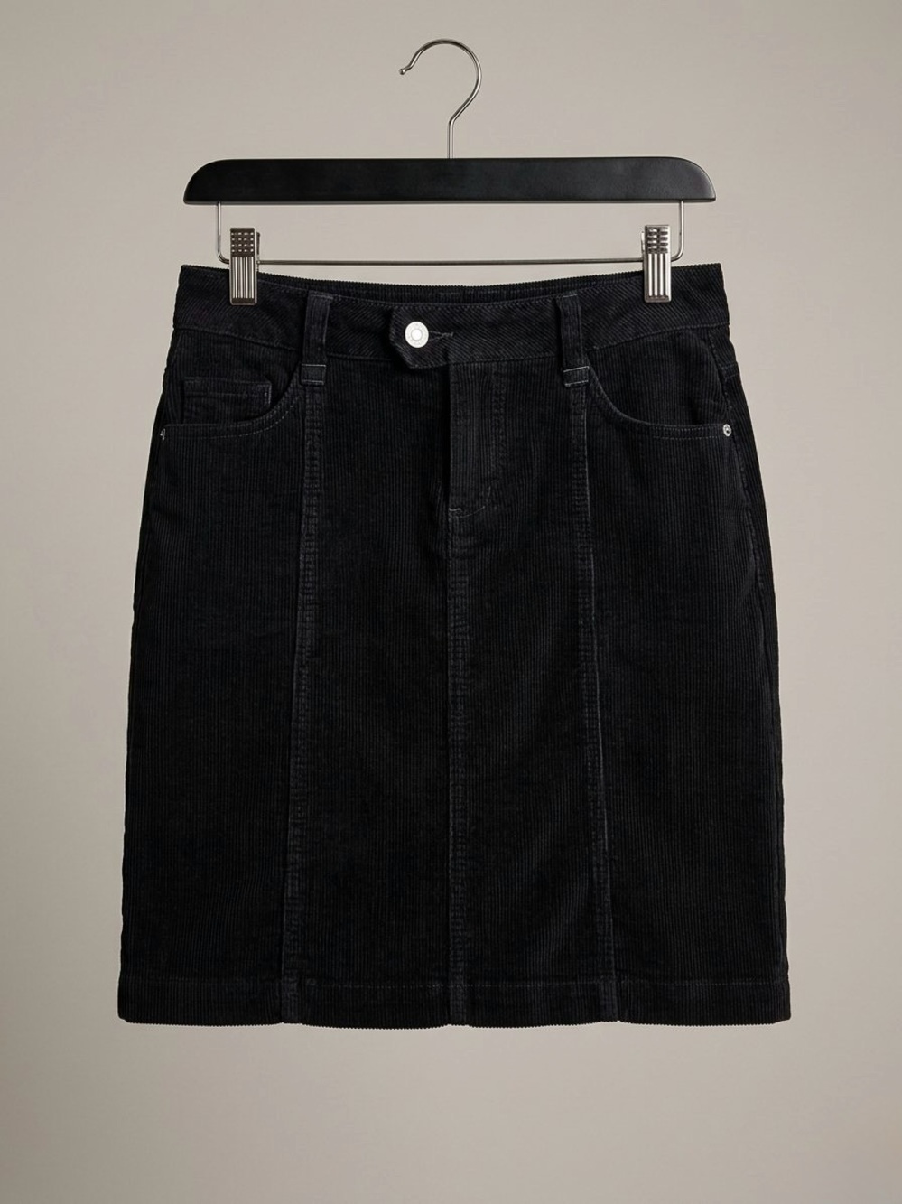 Faded Glory Black Corduroy Mini Skirt - Size 4
